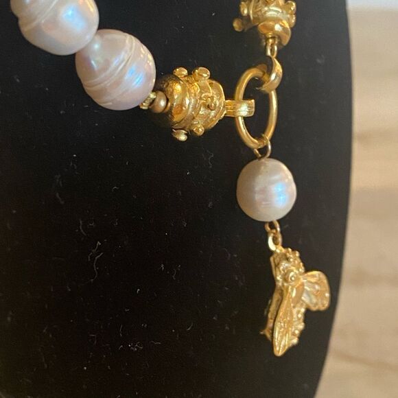 - Susan shaw bee drop pearl necklace - Picture 3 of 4